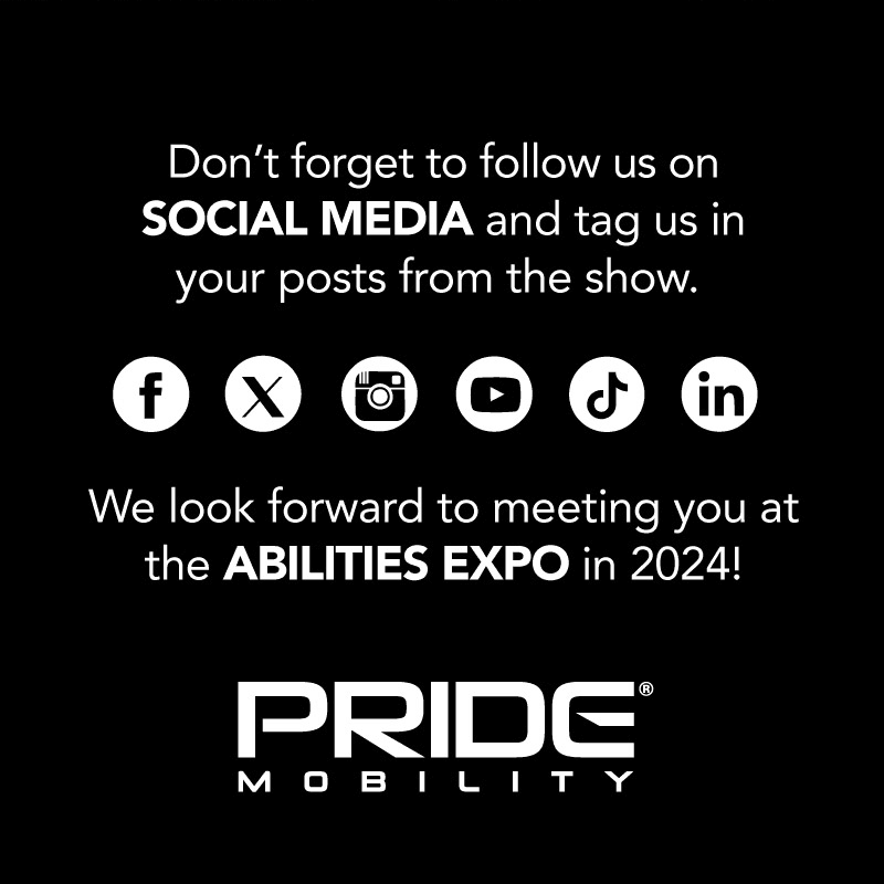 Pride Mobility® Abilities Expo Schedule
