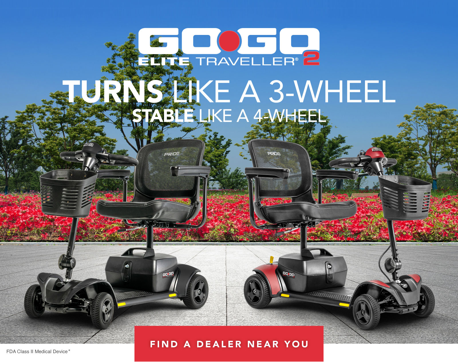 Go Go Elite Traveller 2 Scooter