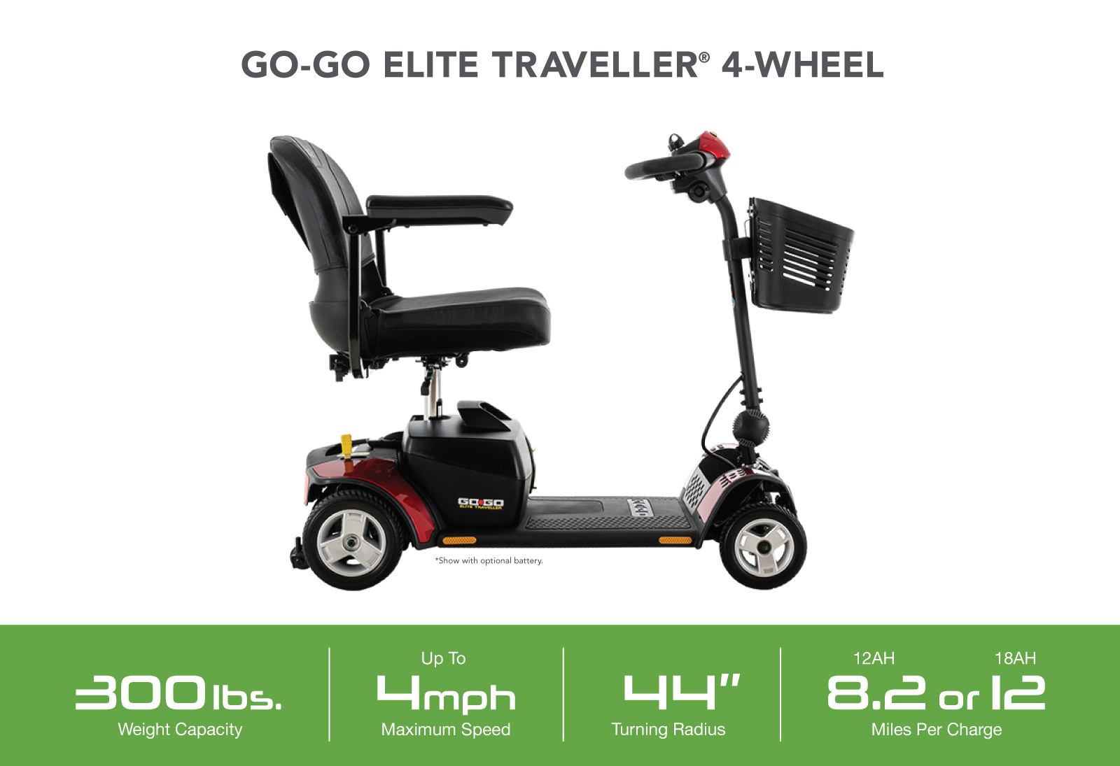 Go-Go Elite Traveller 4-Wheel