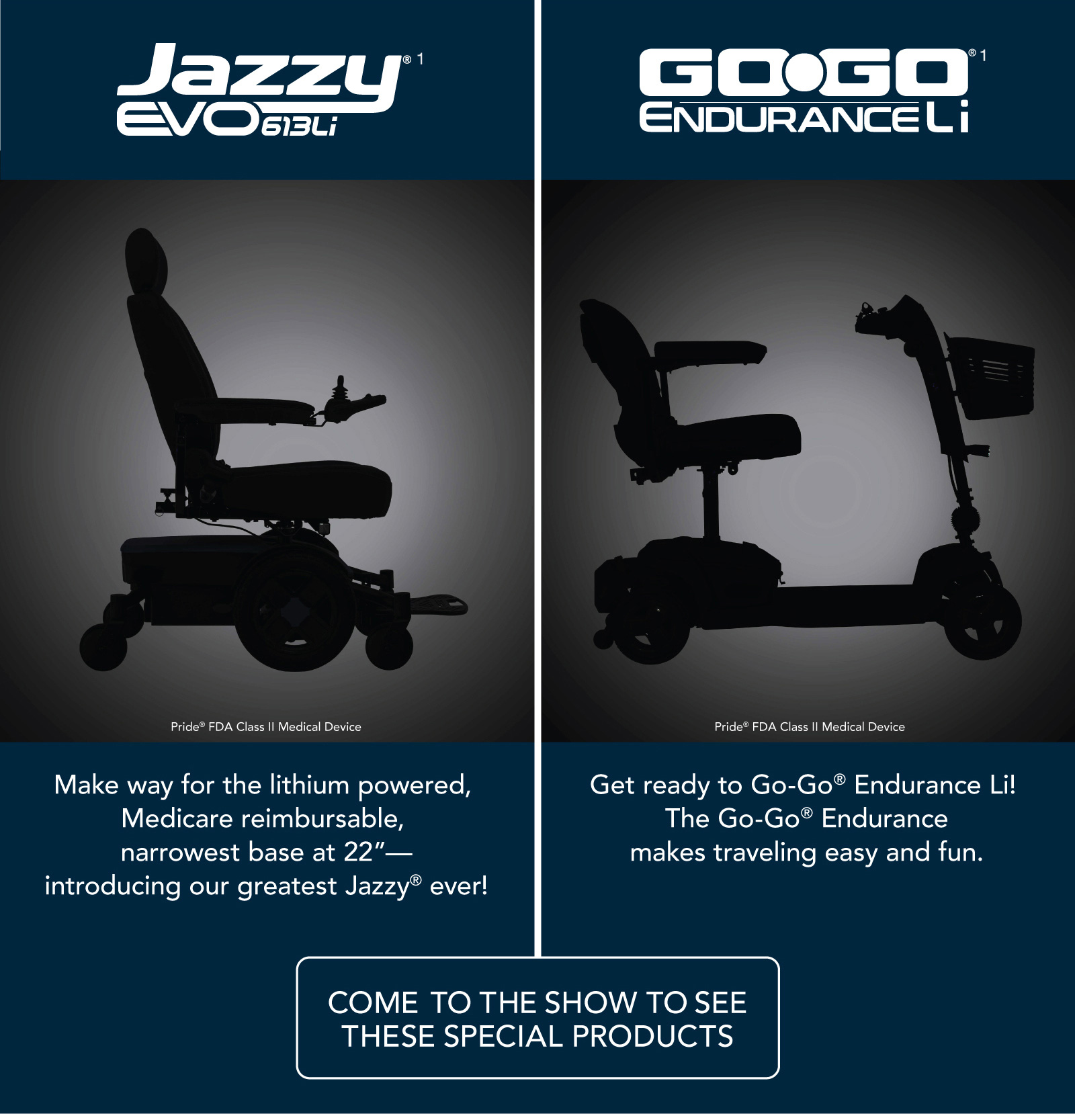 Jazzy EVO 613Li ande Go-Go Endurance Li