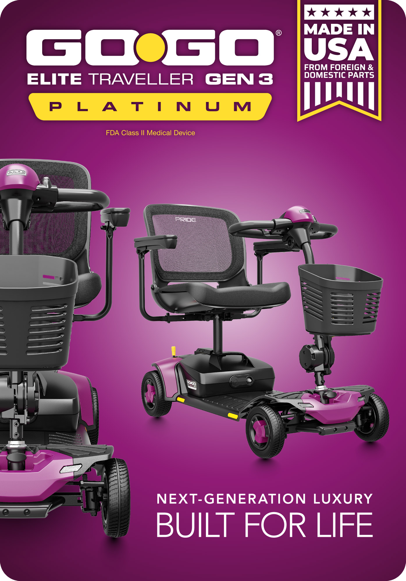 Go Go Elite Traveller Gen 3 Platinum