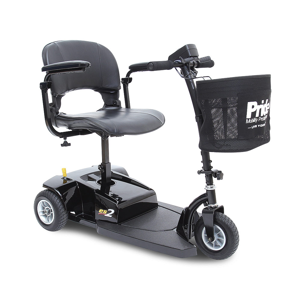 Pride Mobility - Travel Pro Premium 3-Wheel Mobility Scooter by Pride