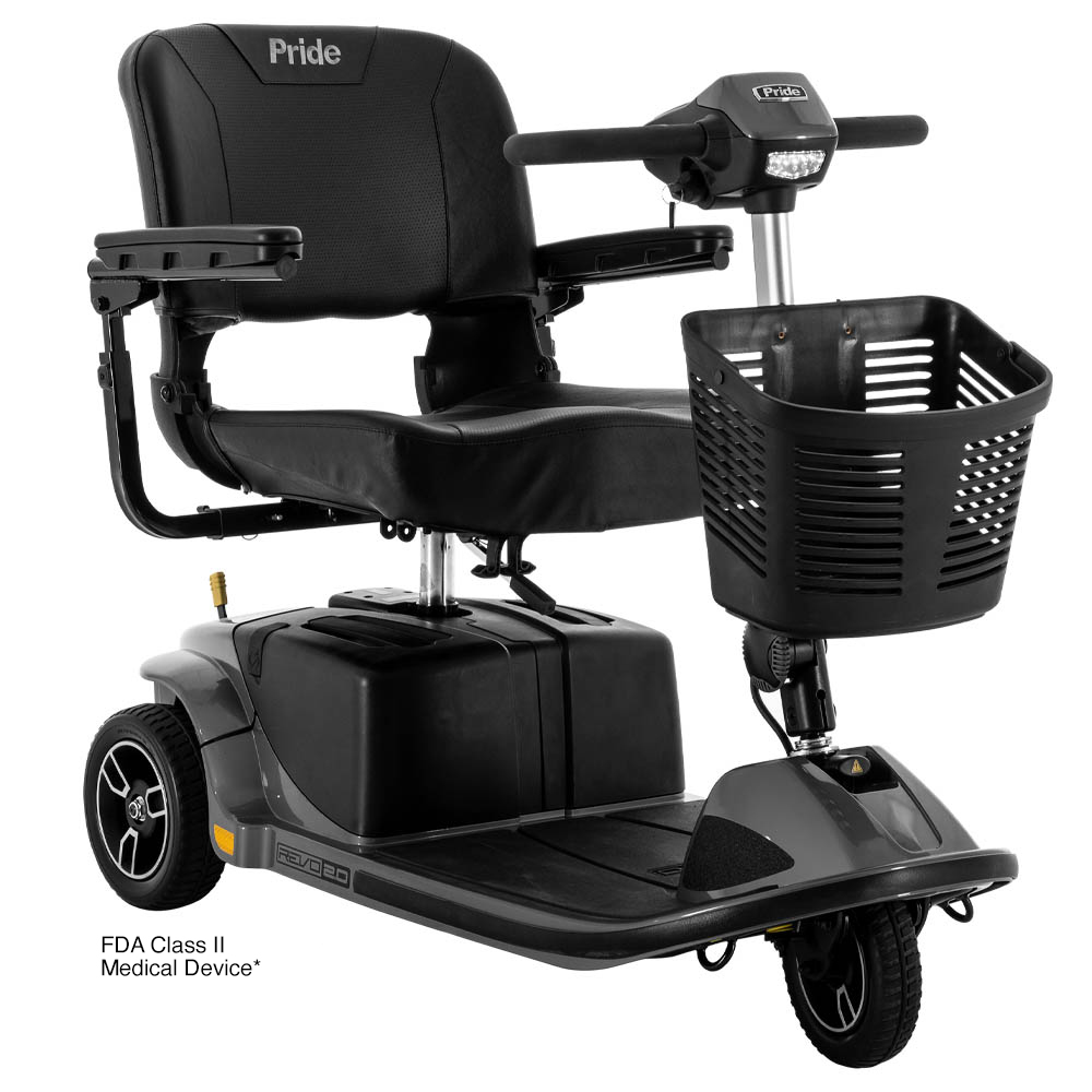 Revo 2.0 3-wheel scooter in Grey Street