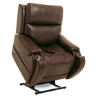 image of walnut vivalift atlas power lift recliner