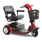 image of candy apple red victory 10 3 wheel scooter