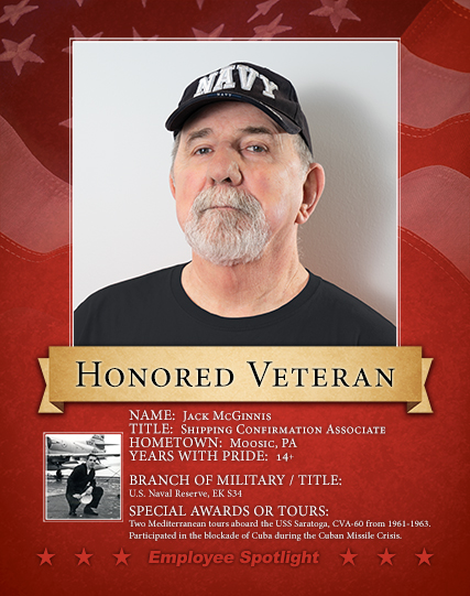 image of jack mcginnis honored veteran