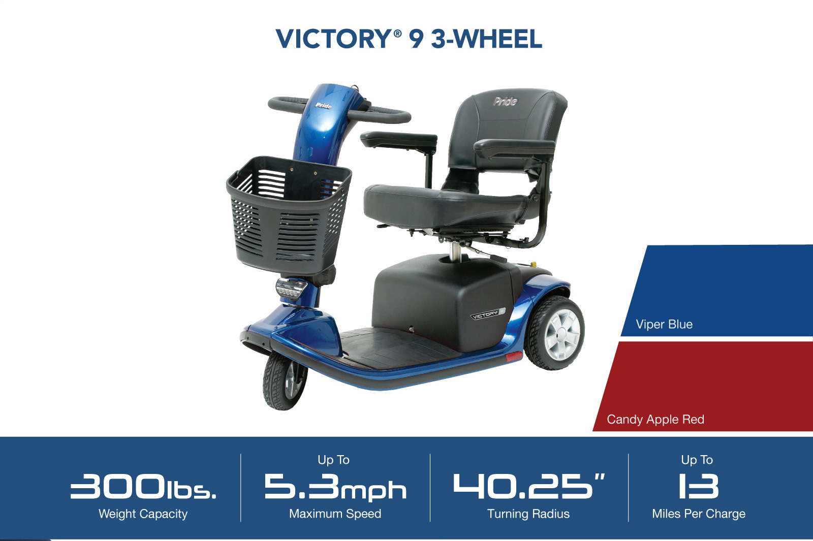 Victory 9 Scooter - Pride Mobility Products Corp.