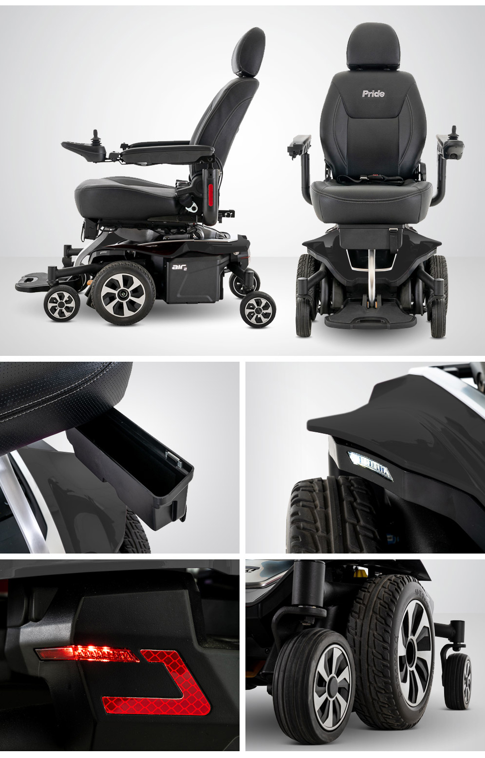Jazzy Air® 2 Elevated Wheelchair :: Jazzy® Power Chair | Pride