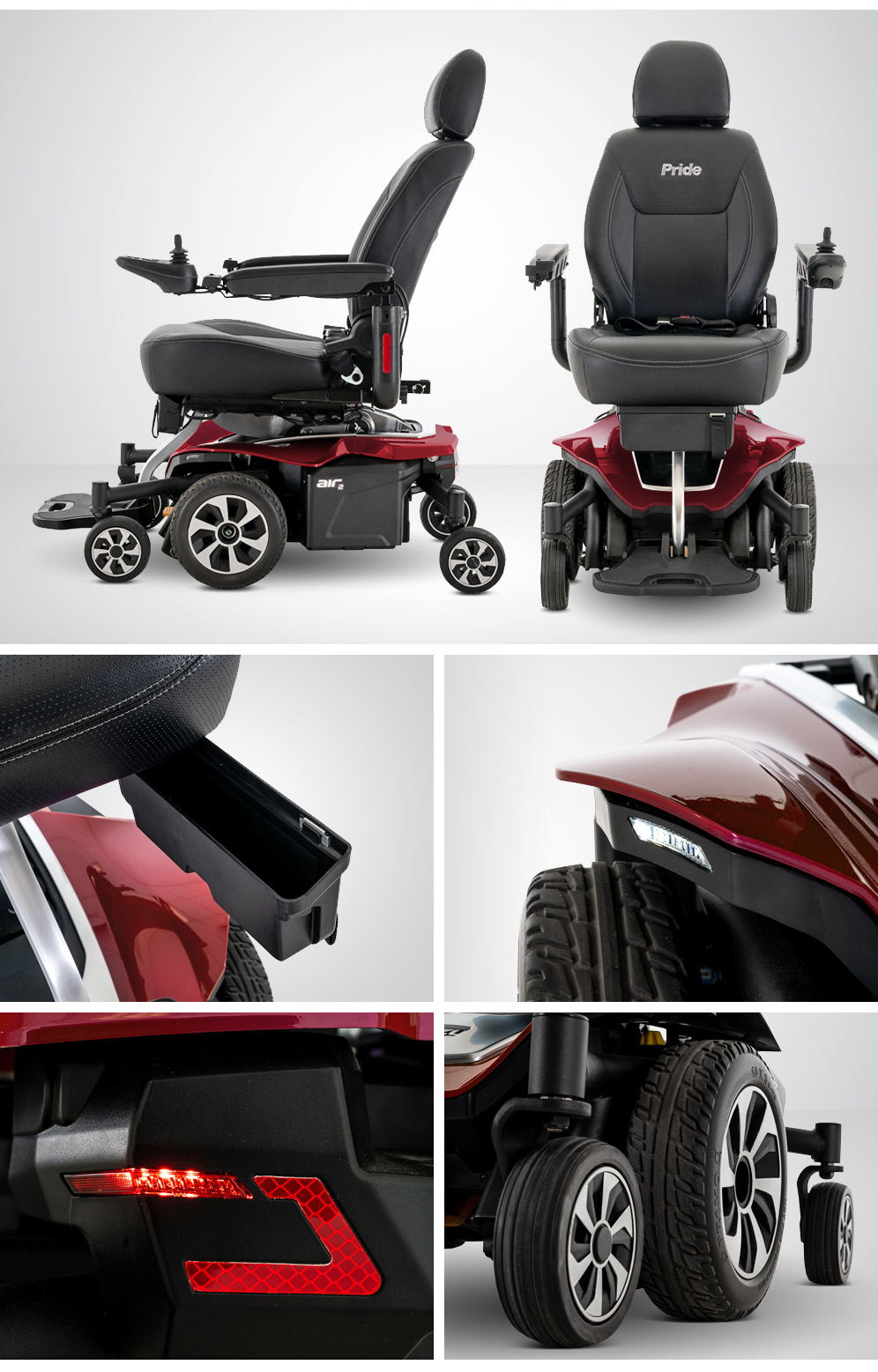 Jazzy Air® 2 Elevated Wheelchair :: Jazzy® Power Chair