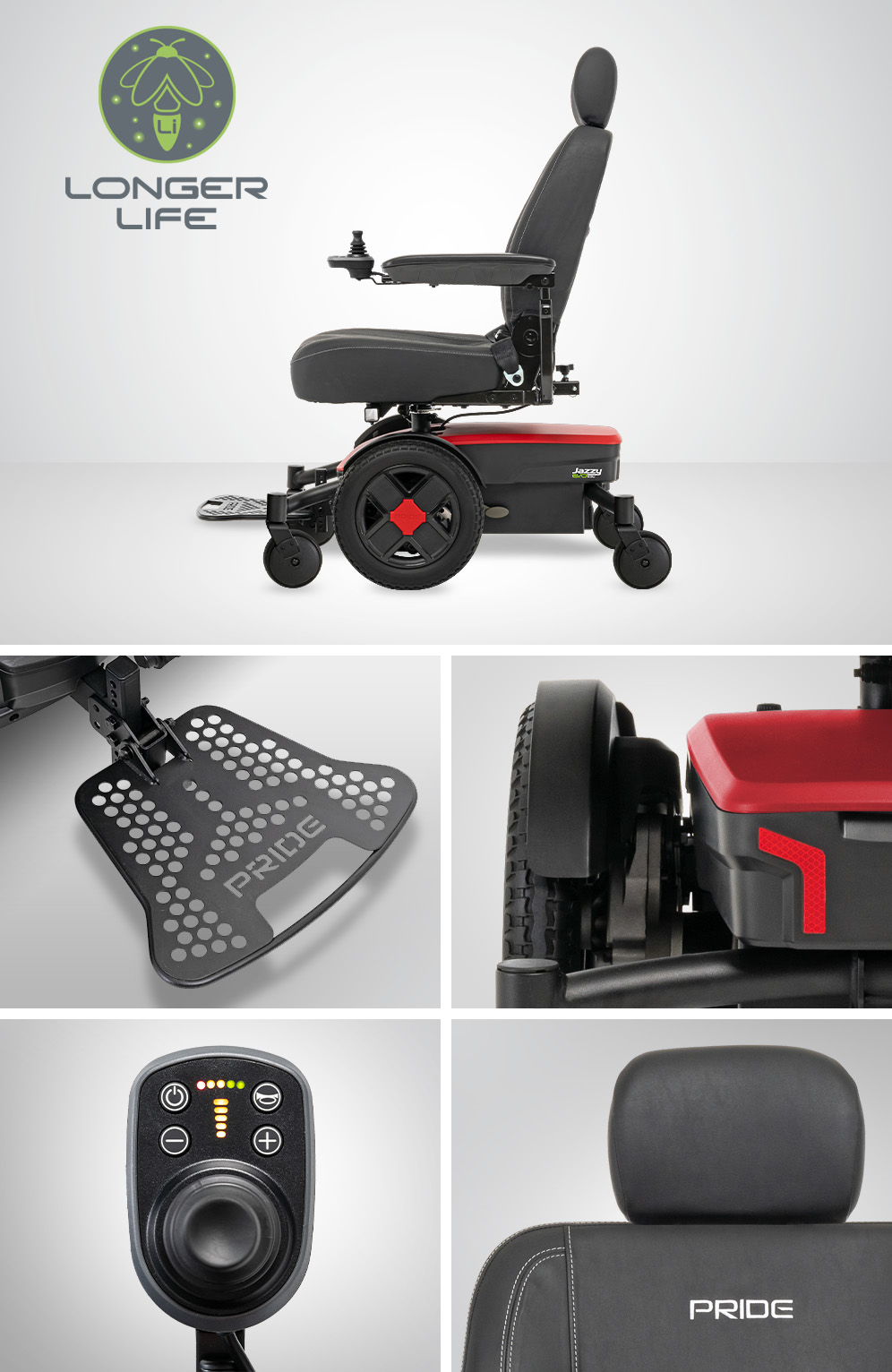 椅子 yo Jazzy® EVO 613 Series :: Jazzy® Power Chair | Pride Mobility®