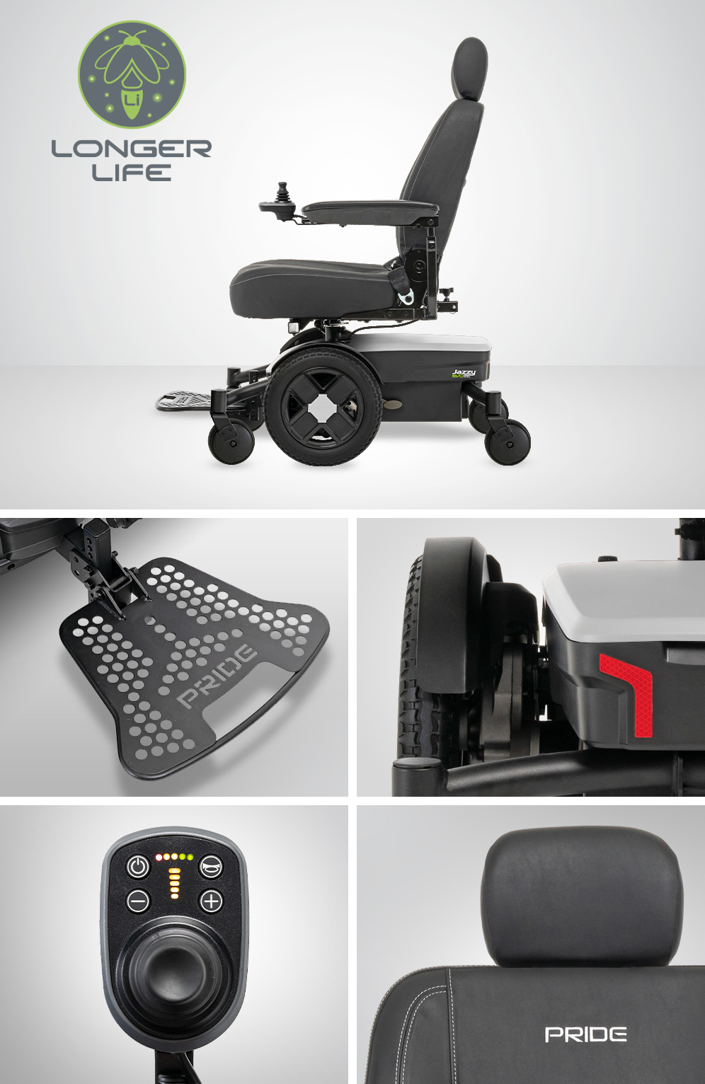 Jazzy® EVO 613 Series :: Jazzy® Power Chair | Pride Mobility®