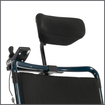 headrest with attendent control