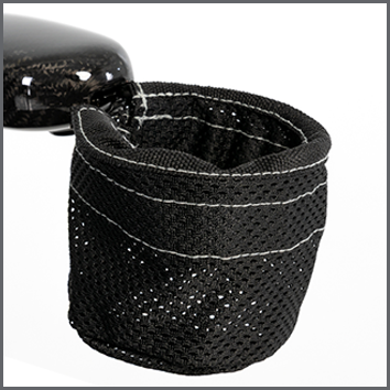 jazzy carbon 27x mesh cup holder