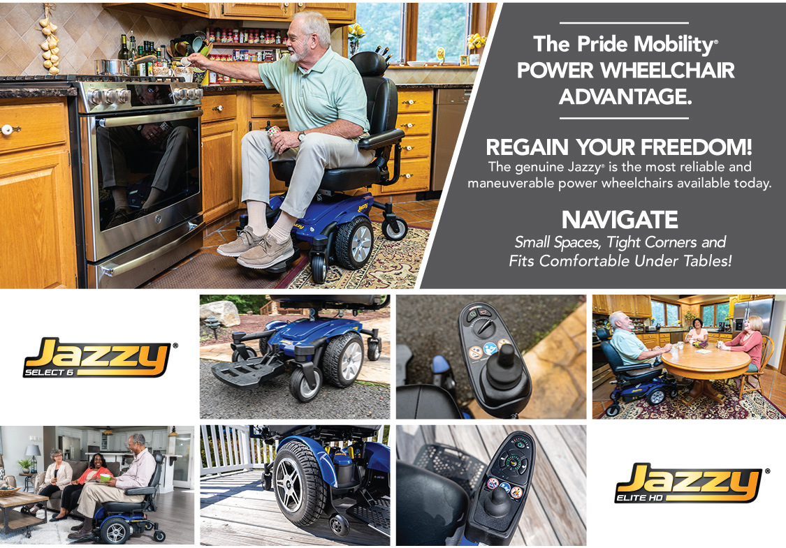 The Pride Mobility Jazzy Power Chair Advantage
