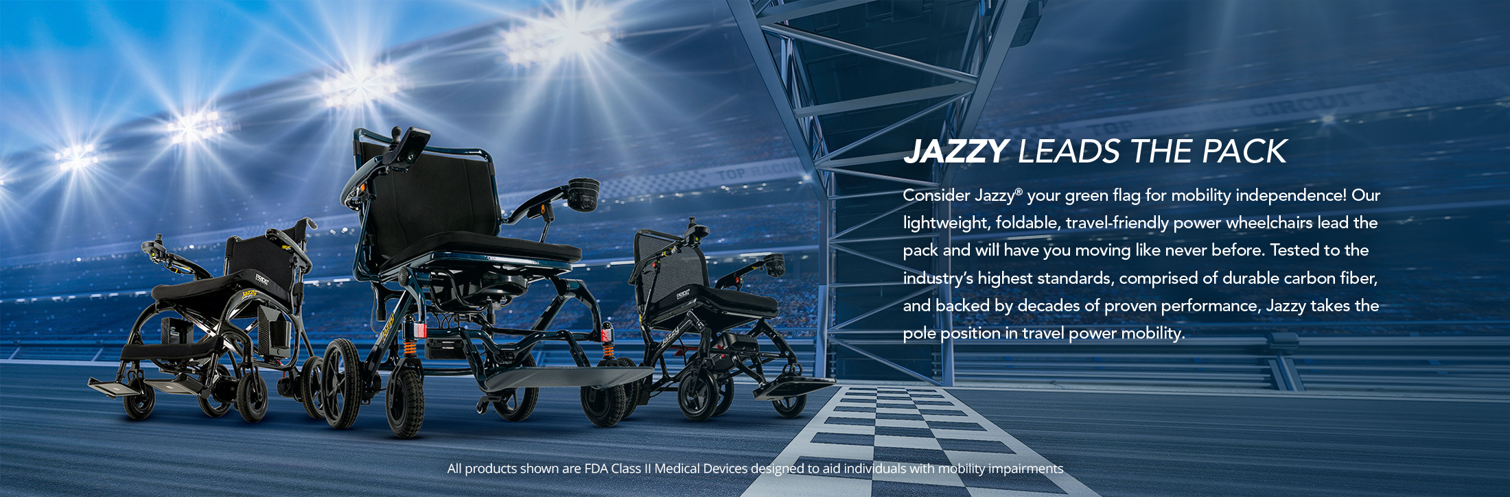 Jazzy Leads the Pack