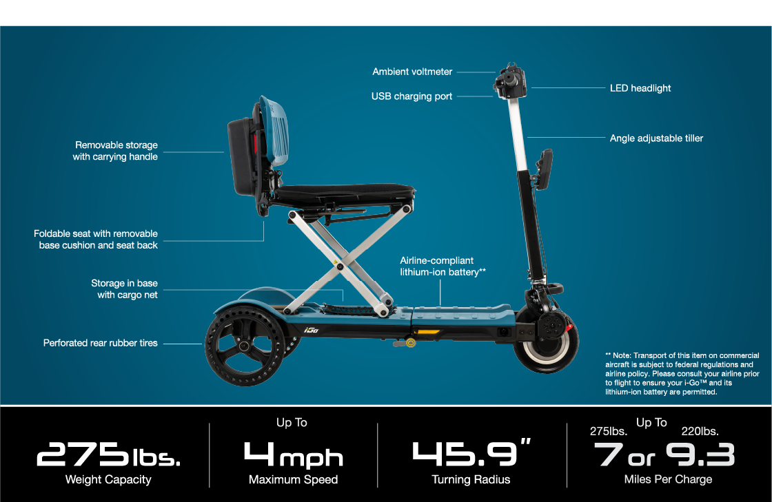 i-go scooter specifications image