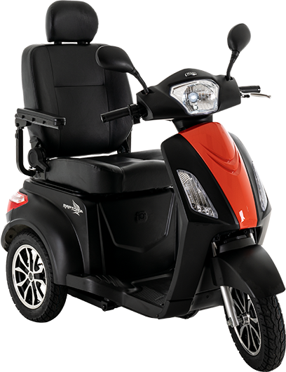 variabel logik Bevægelse Raptor (Black) 3-Wheel Scooter :: Pride Motorized Scooters | Pride Mobility®