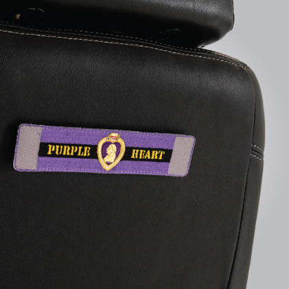 image of purple heart patch