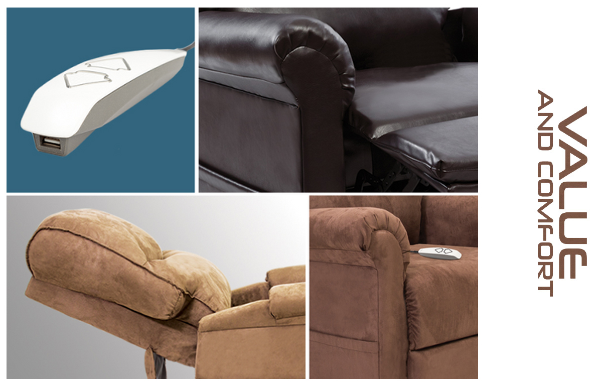 image of lc 105 pride power lift recliner features image