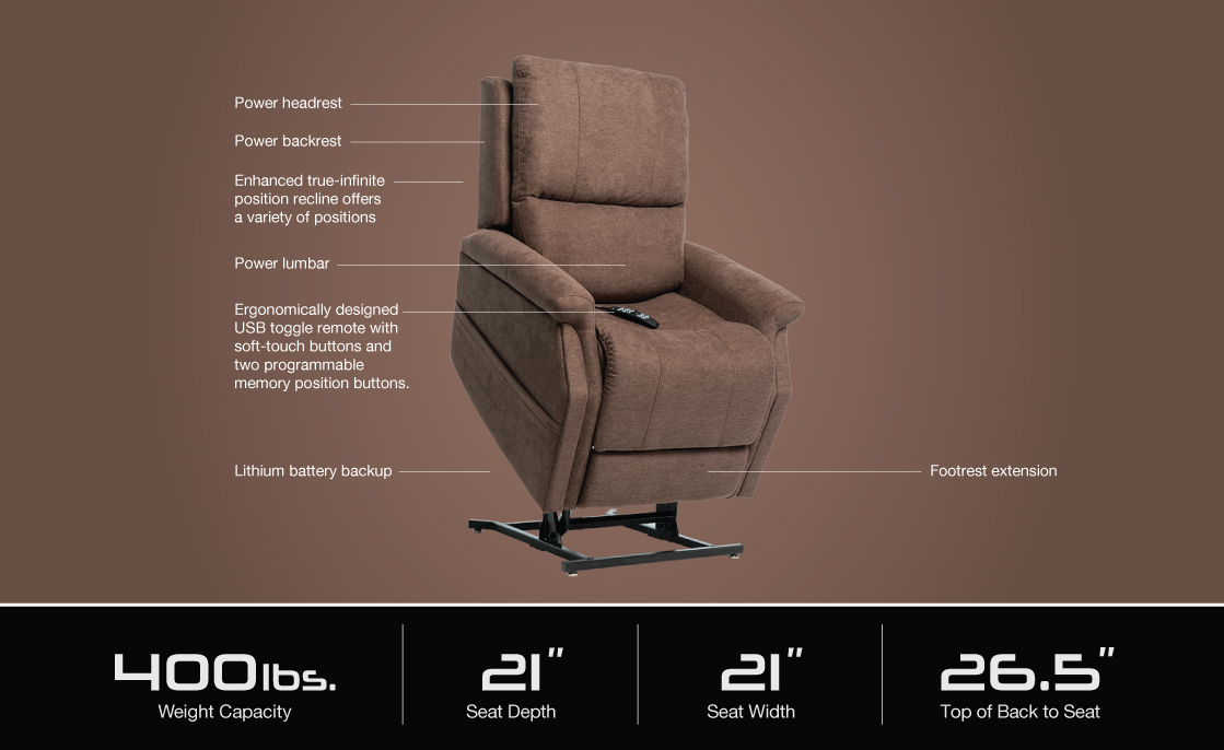 vivalift metro 2 plr 925 power lift recliner specifications image