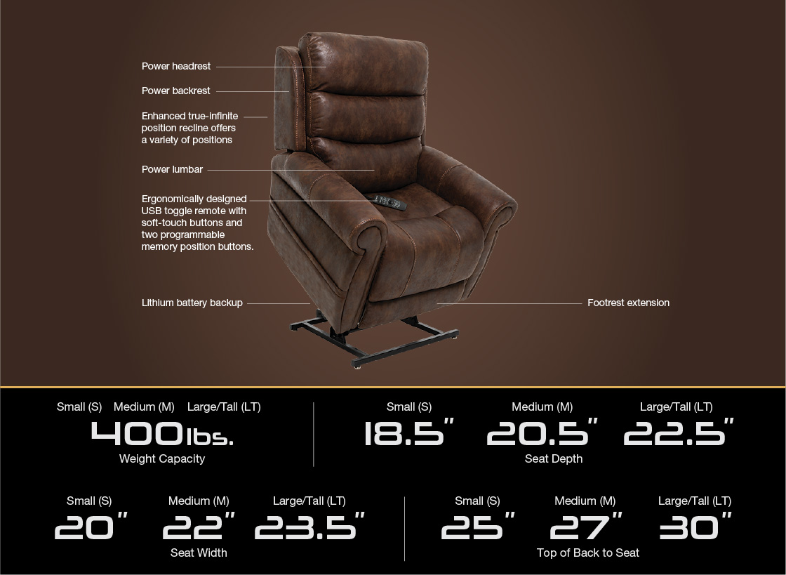 Pride vivalift tranquil plr 935 power lift recliner specifications image