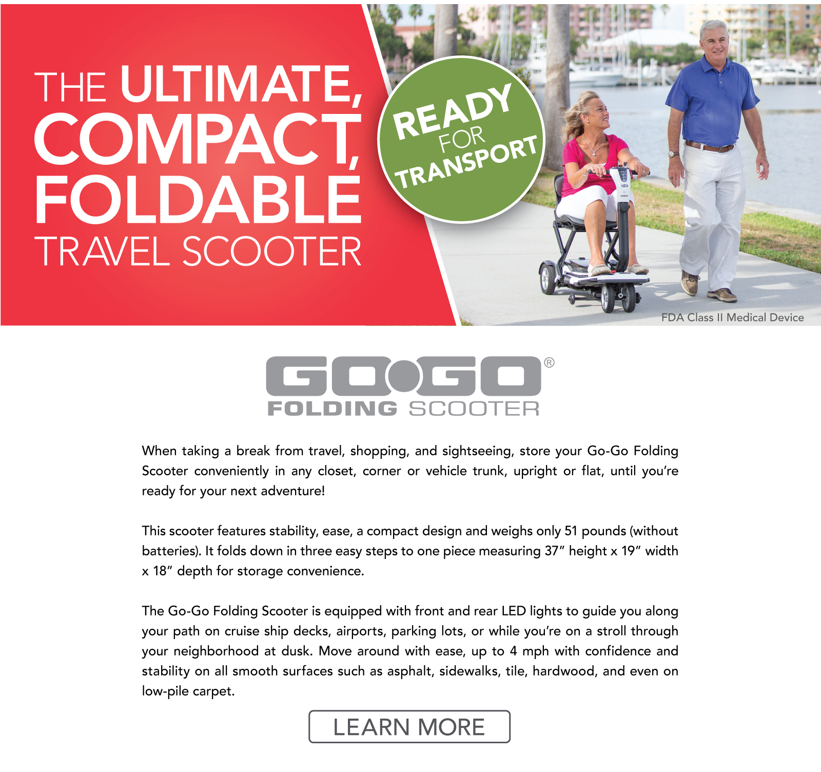 Go-Go Folding Scooter